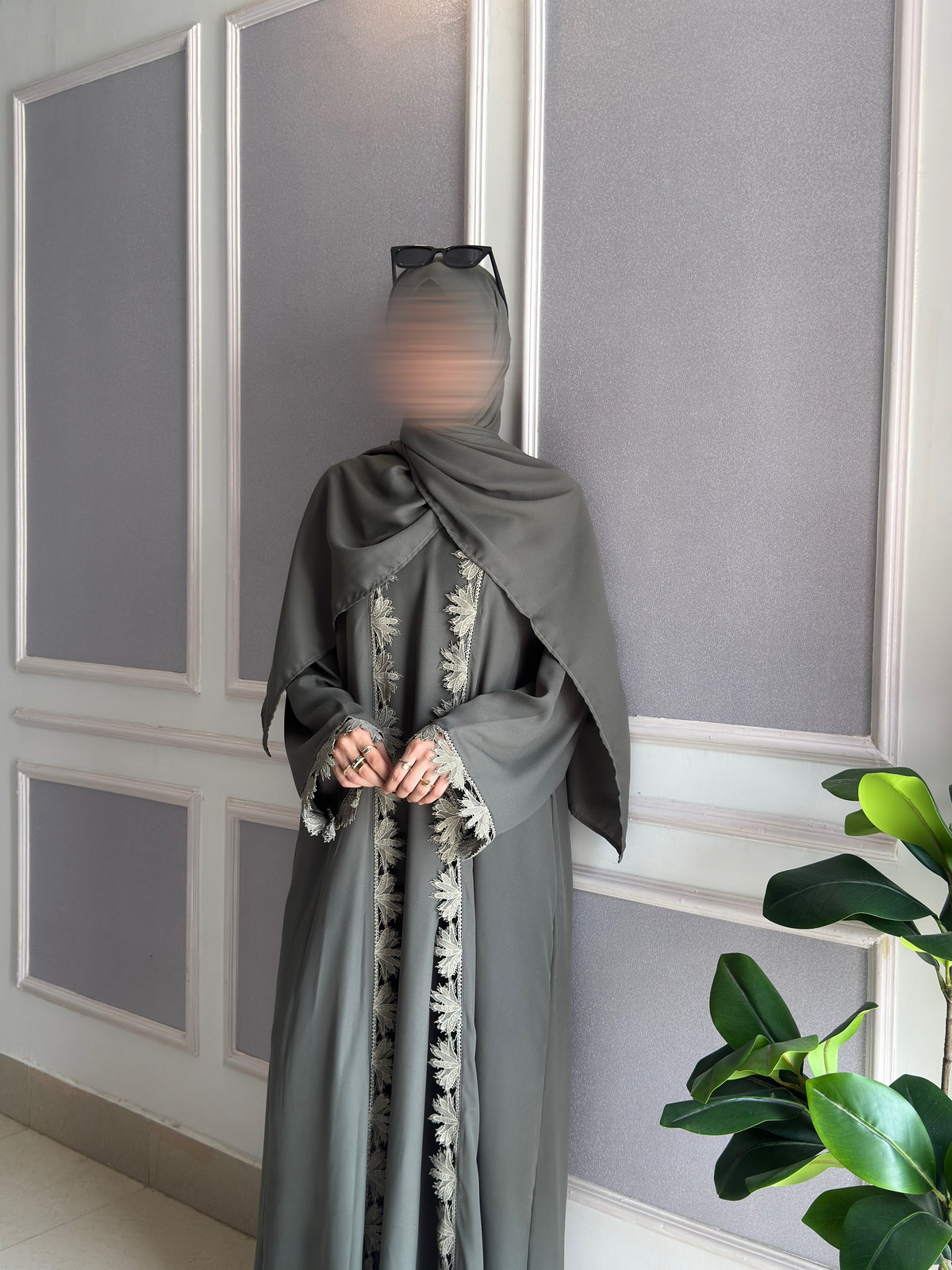 Sage Green Abaya