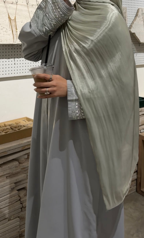 Grey Muse Abaya