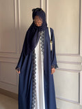 Blue Bloom Abaya